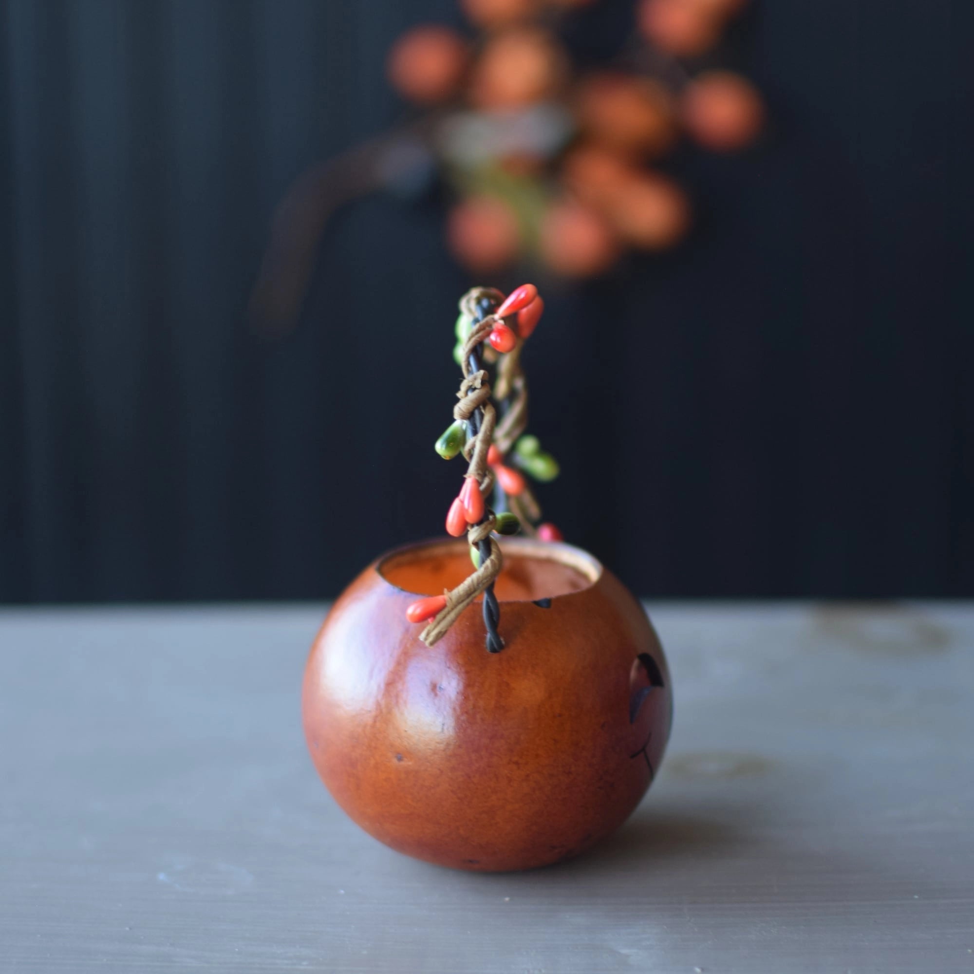 Hand-Crafted Basket Gourd - Party Treat Jace Basket