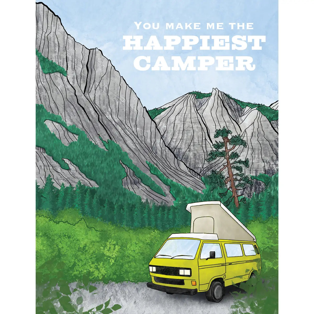 Happiest Camper Love Card