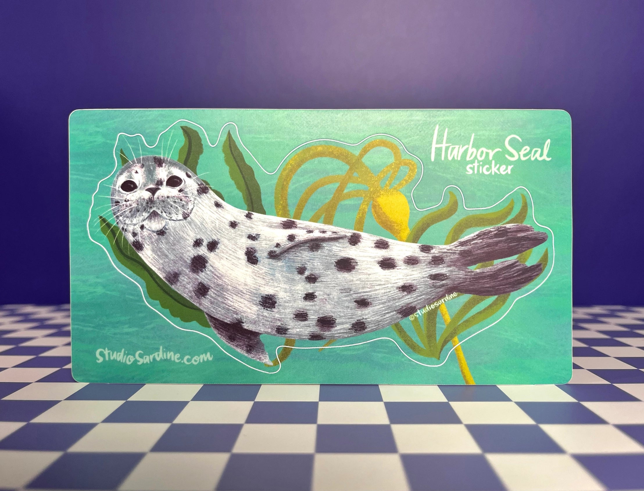 Harbor Seal Sticker by Studio Sardine