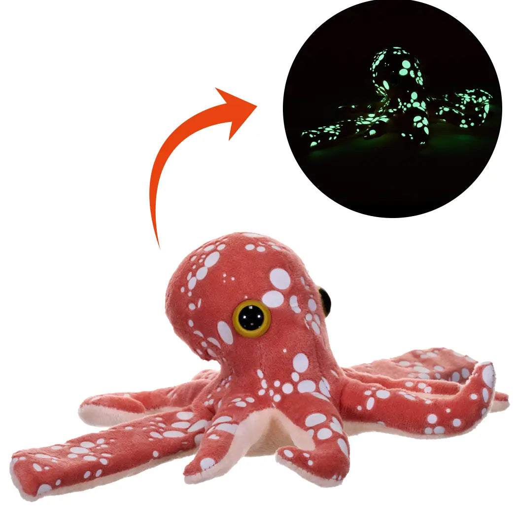Huggers-Gid Octopus Stuffed Animal 8"