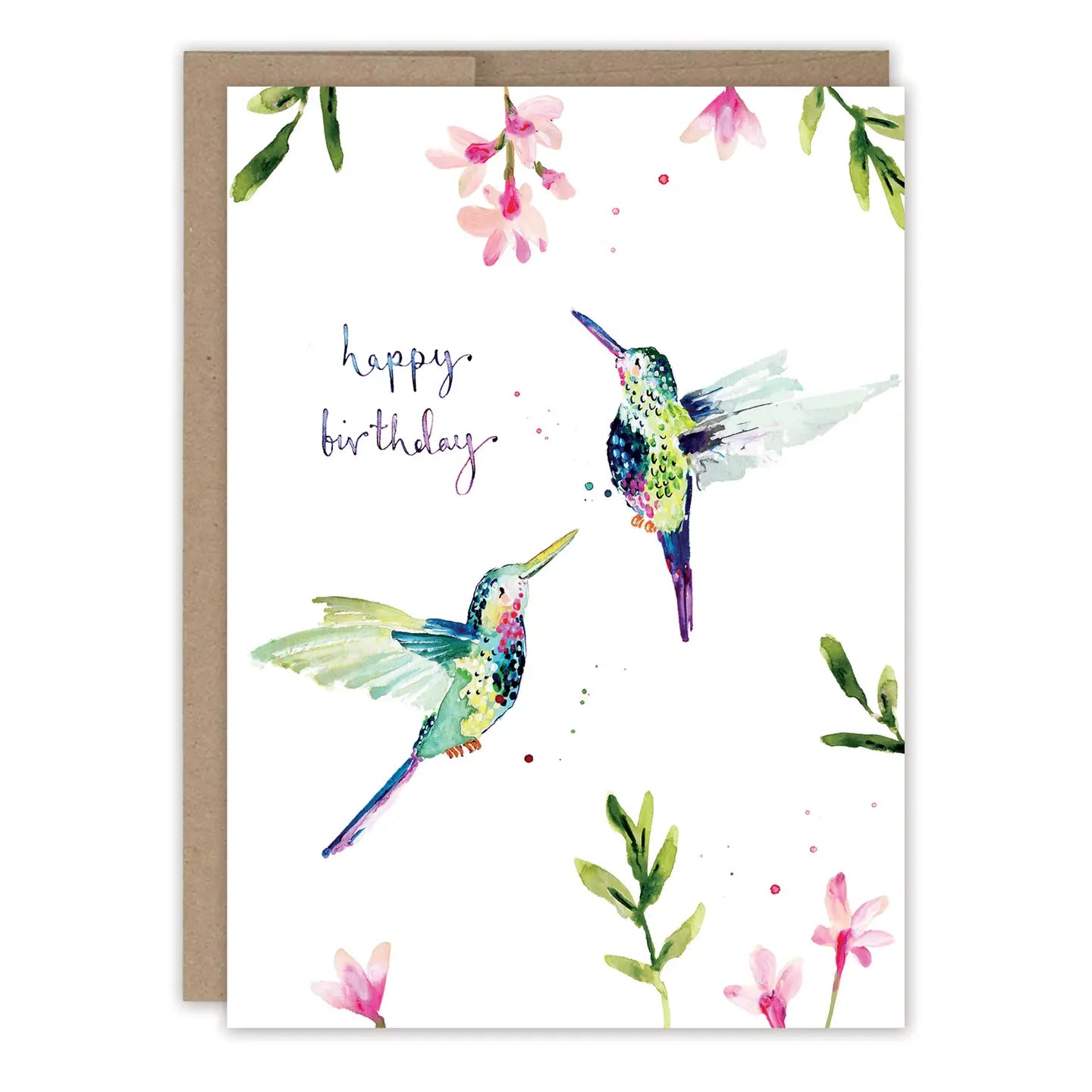 Humminbirds Birthday Card