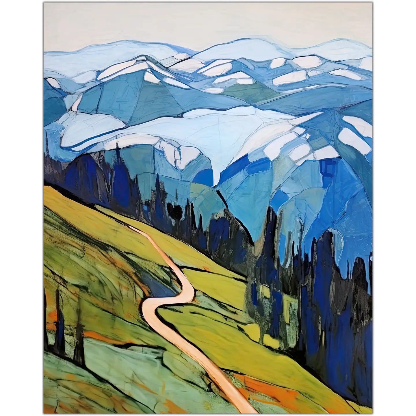 Hurricane Ridge Art Print