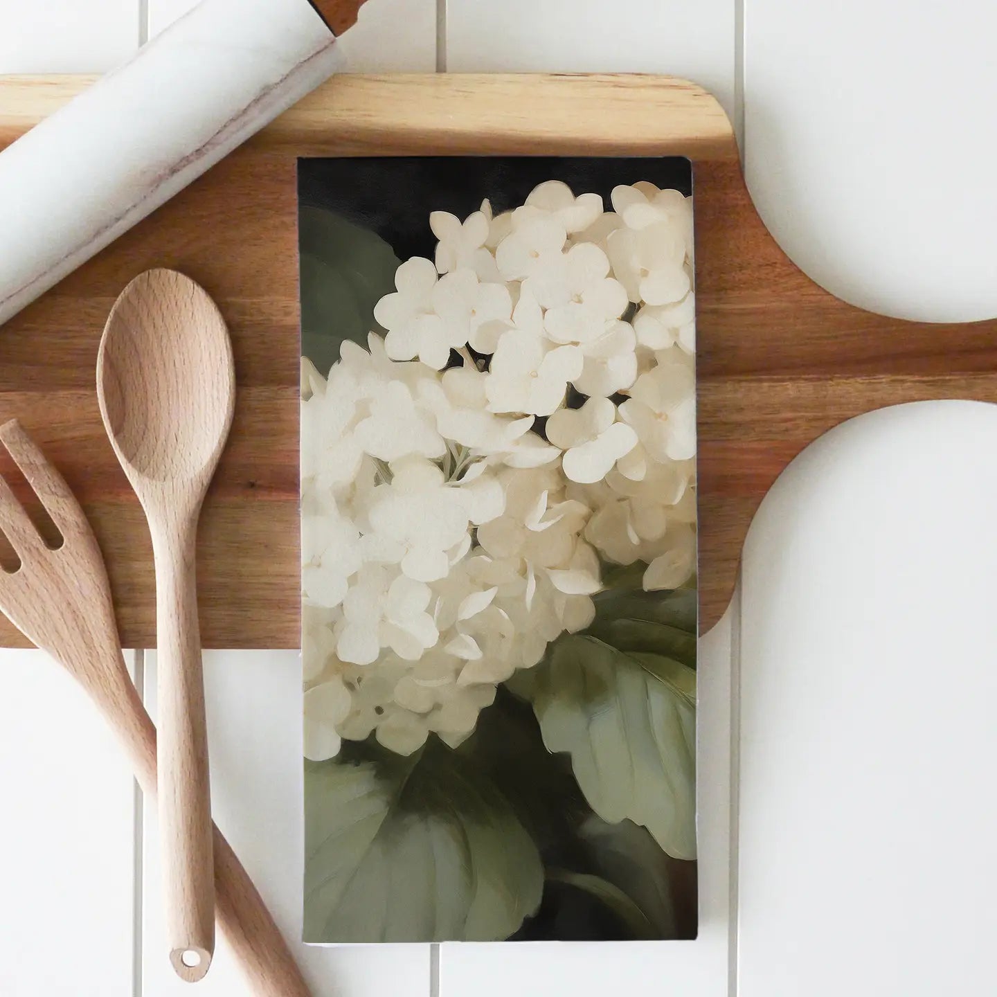 Port Townsend Hydrangea Tea Towel