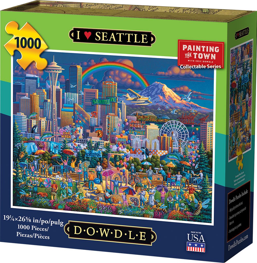 I Love Seattle 1000 Piece Puzzle