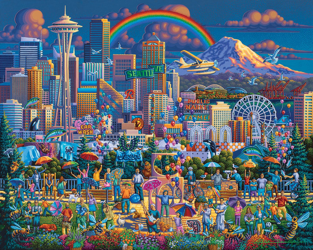 I Love Seattle 1000 Piece Puzzle