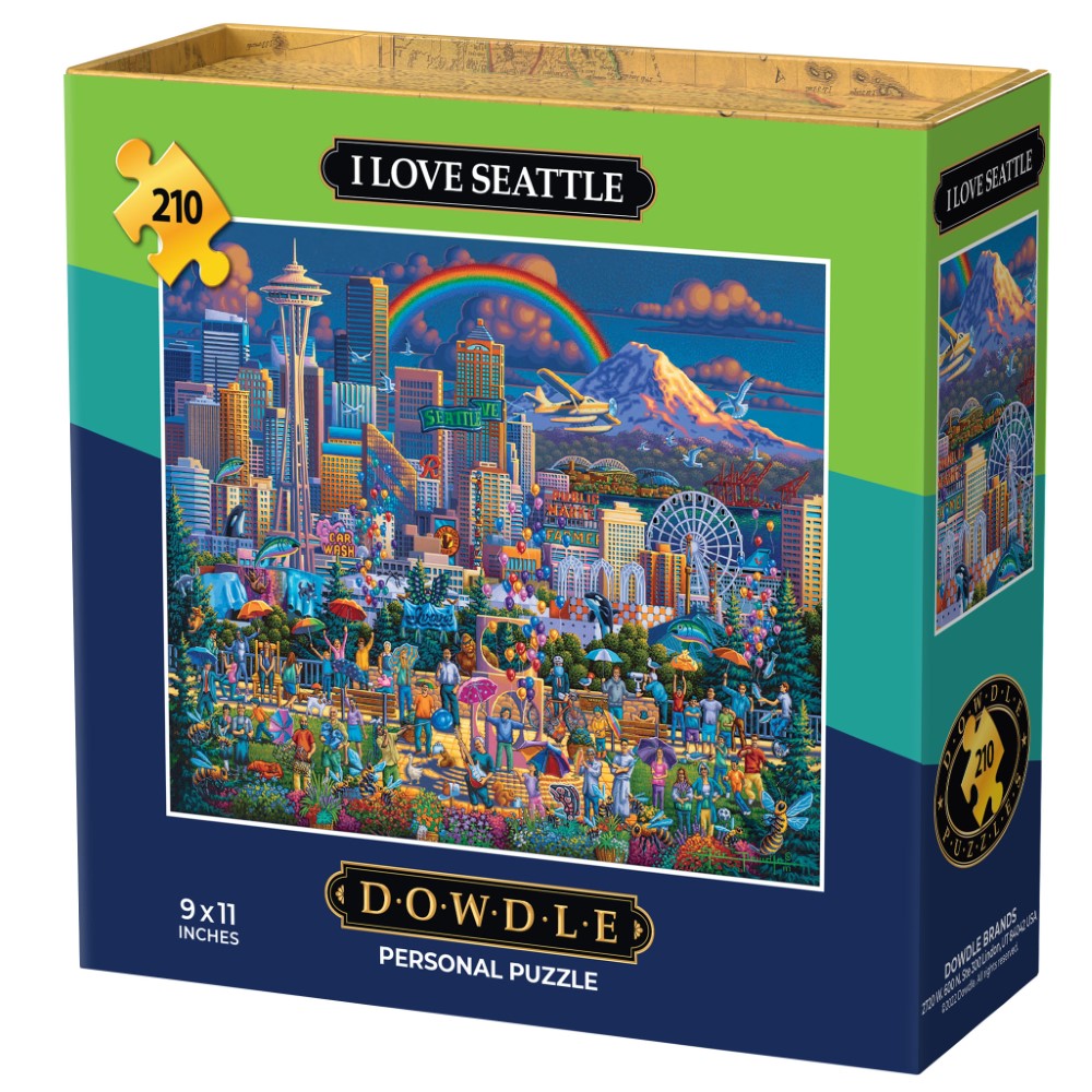 I Love Seattle Personal PUZZLE - 210 Piece