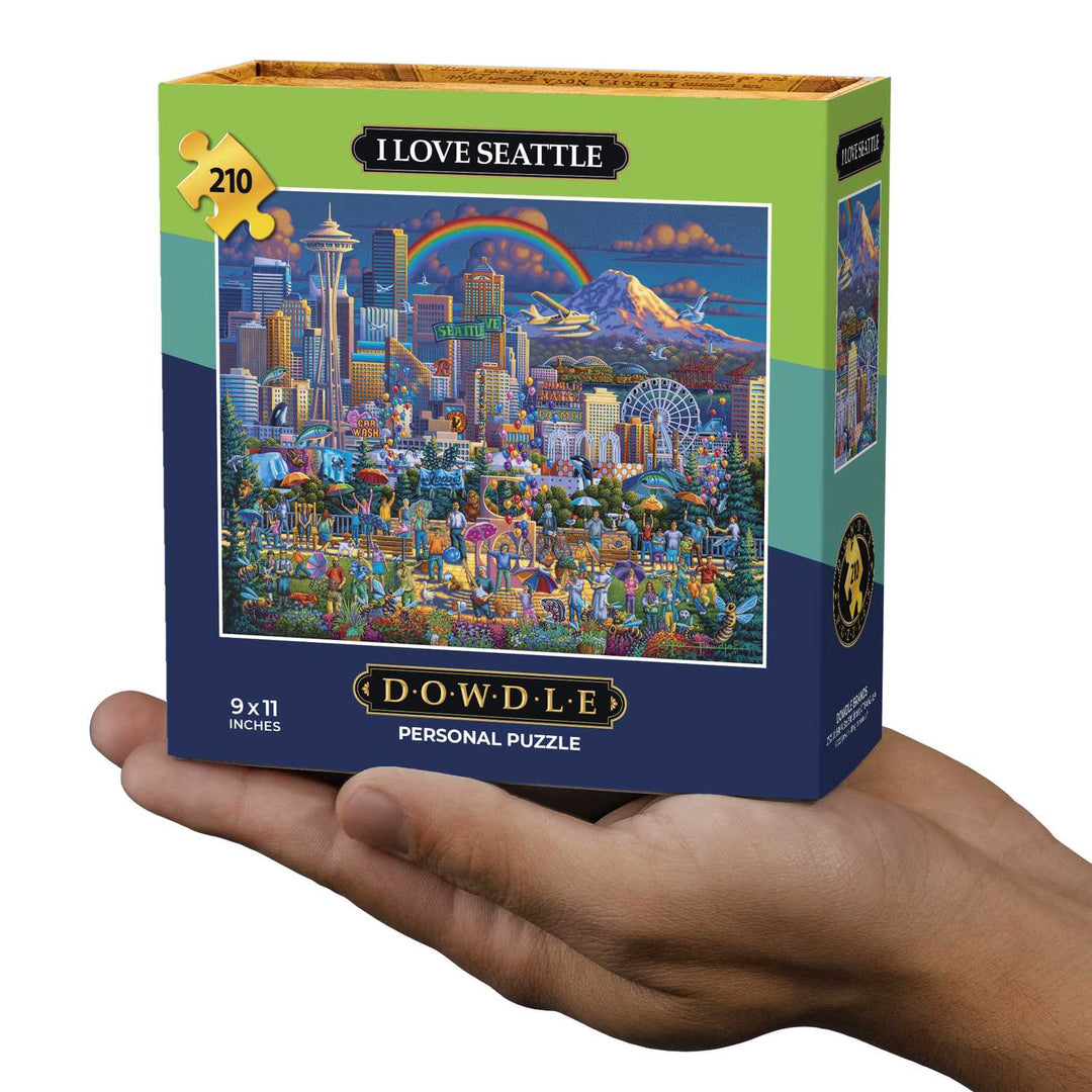 I Love Seattle Personal PUZZLE - 210 Piece