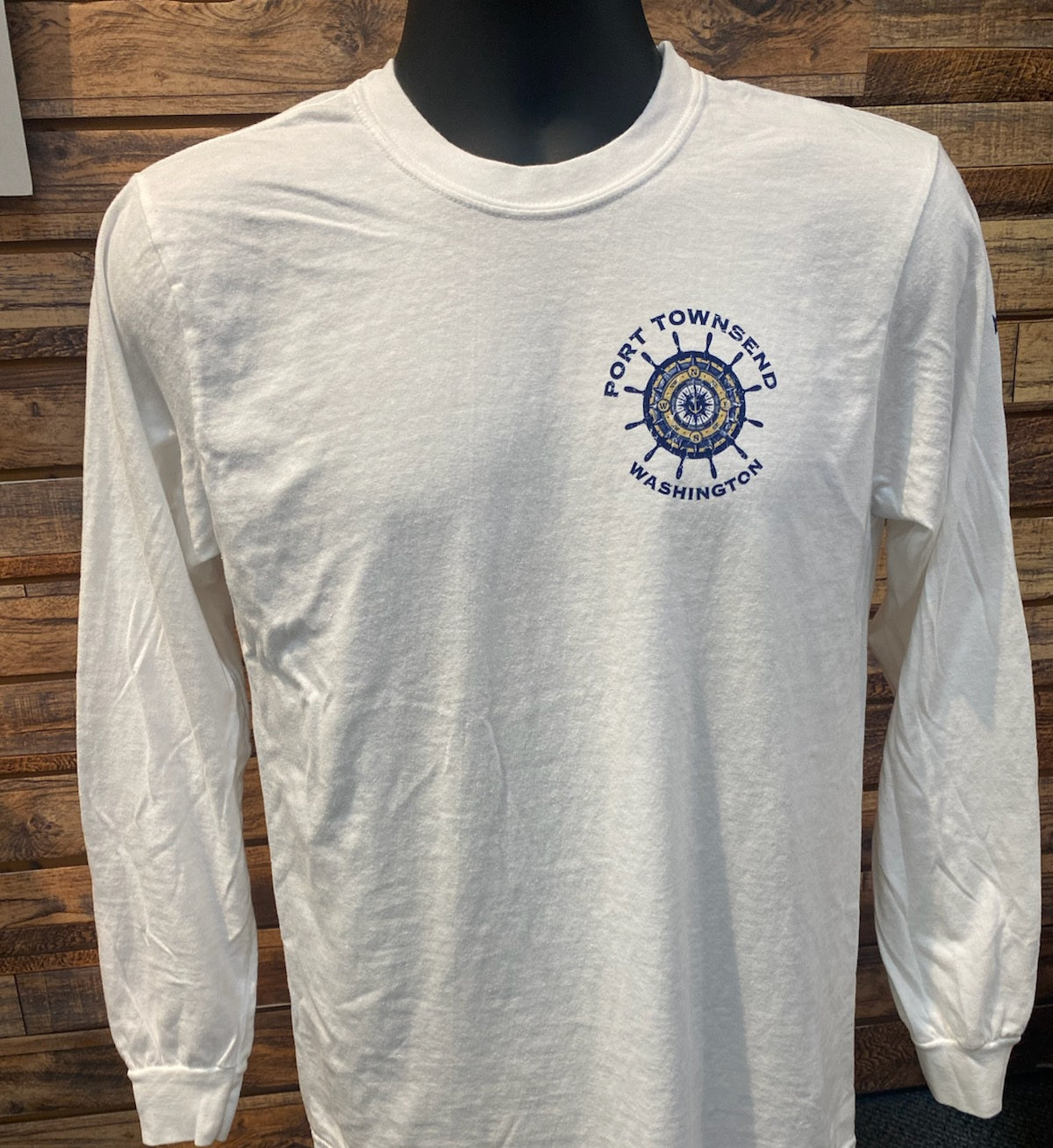 Port Townsend Harbormaster Long Sleeve Shirt - White