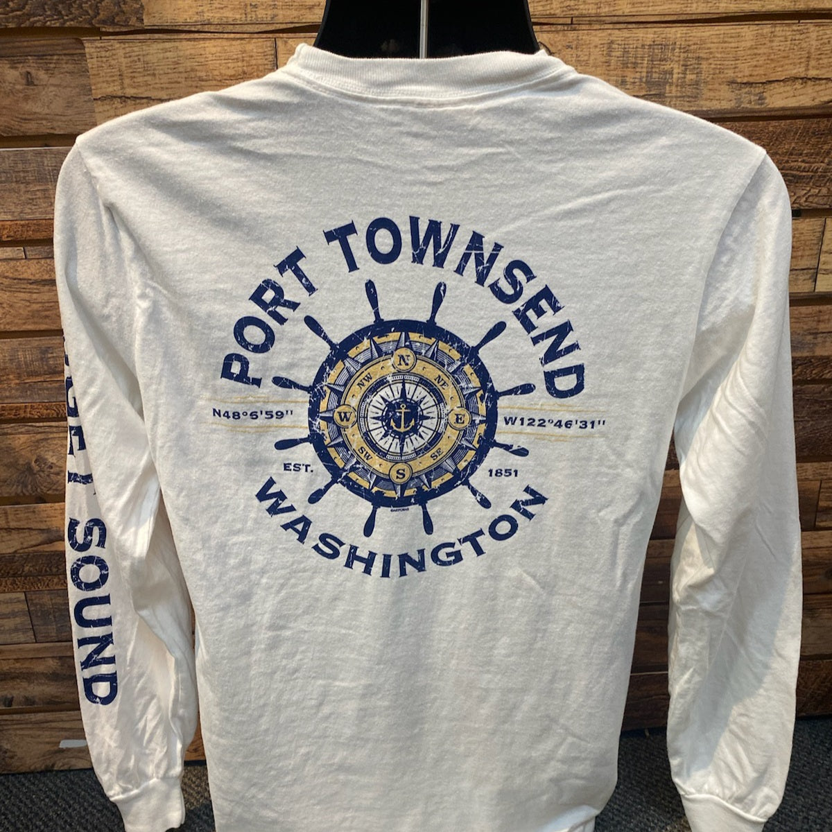 Port Townsend Harbormaster Long Sleeve Shirt - White