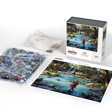 Fly Fishing Boardwalk Personal Puzzle