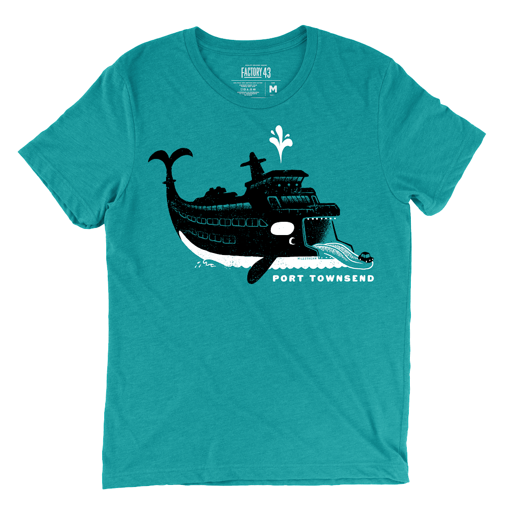 Port Townsend Orca Ferry Unisex Shirt