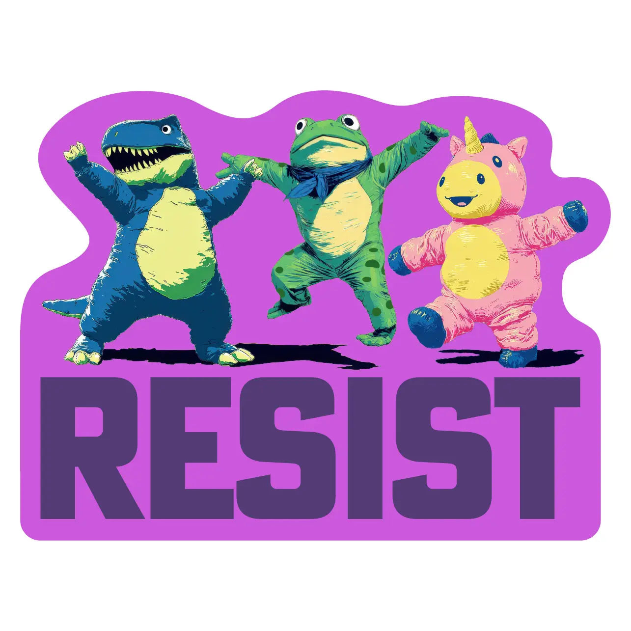 Inflatable Frog, Dinosaur, Unicorn Resist