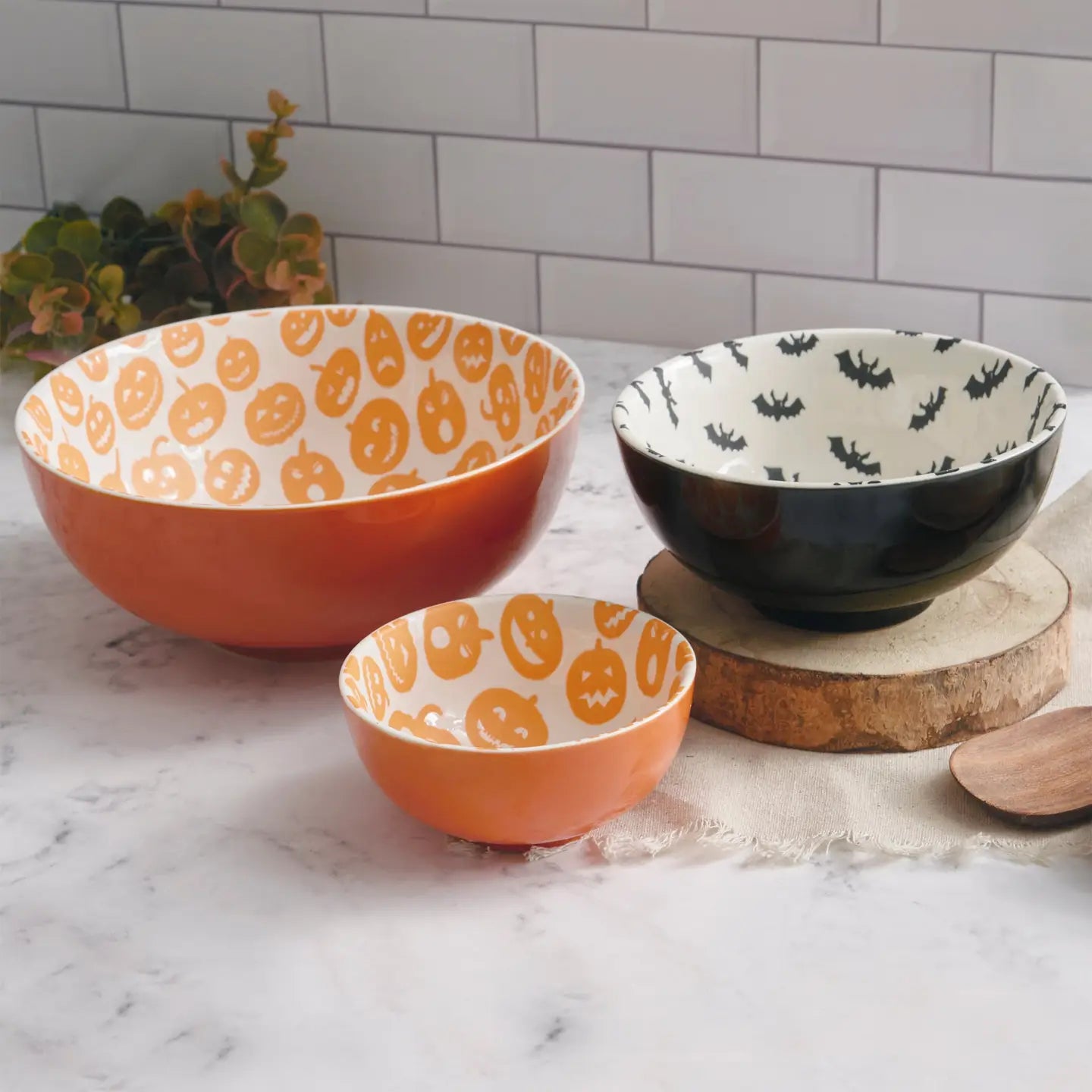 Jack O'Lantern Bowl Set