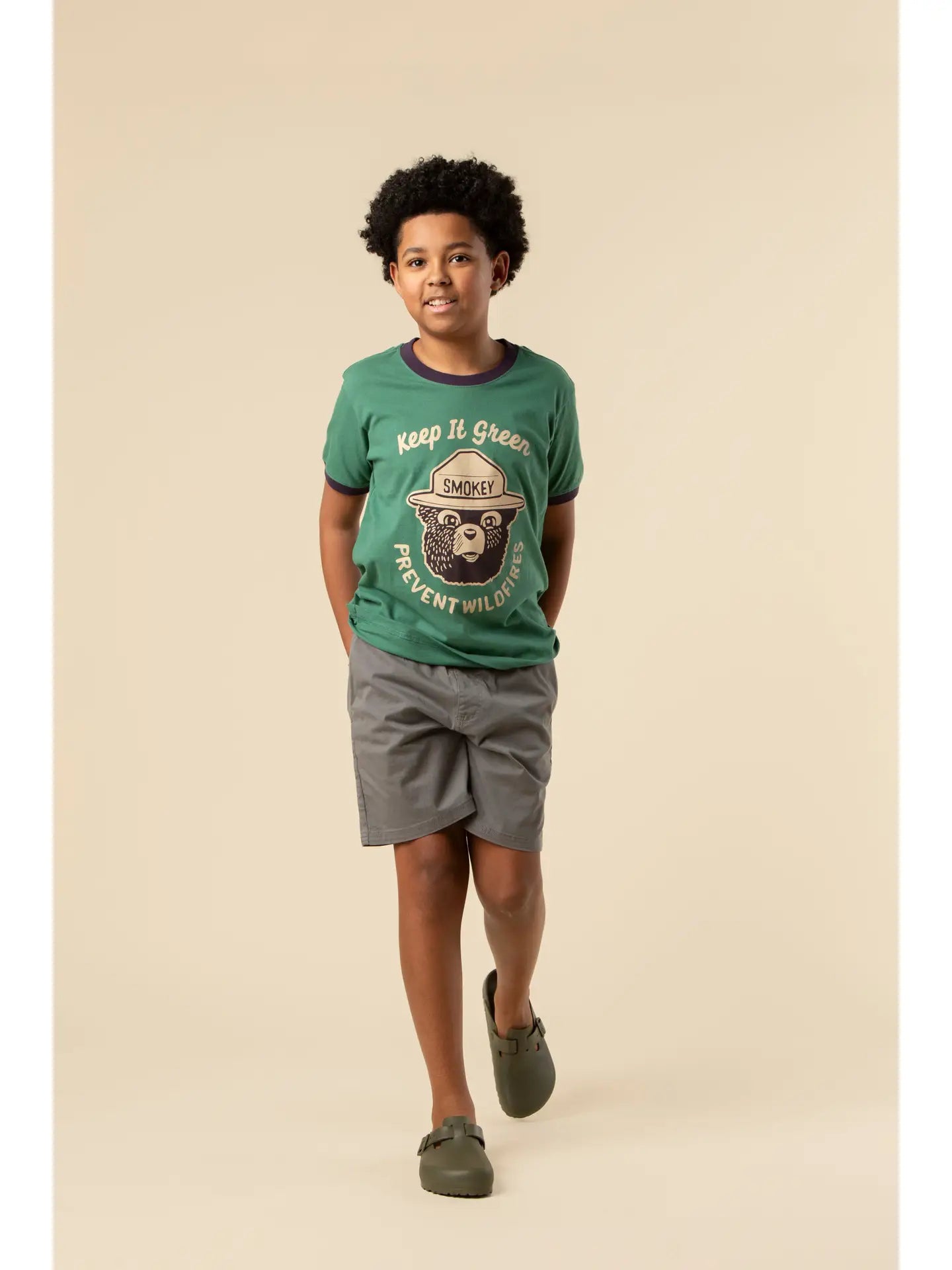 Keep It Green Youth Short Sleeve Ringer Tee