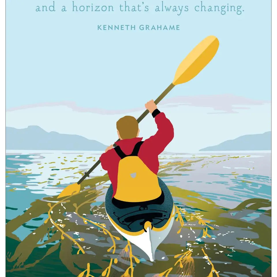 Kayak Birthday Greeting Card