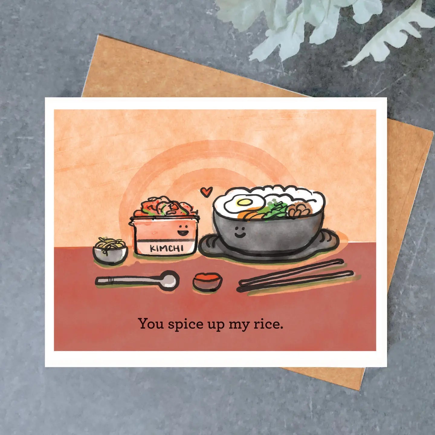 Kimchi Rice Card