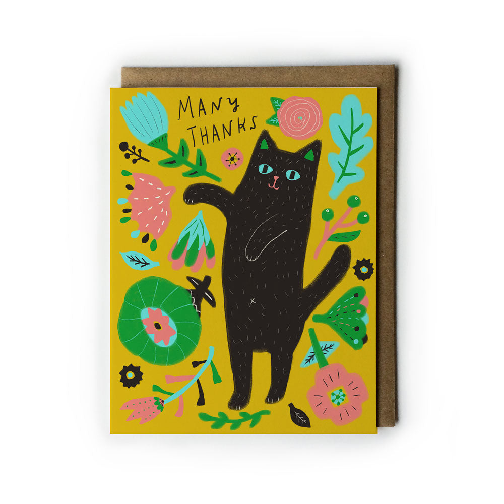 Kitty Many Thanks Card (Boxed Set of 6)