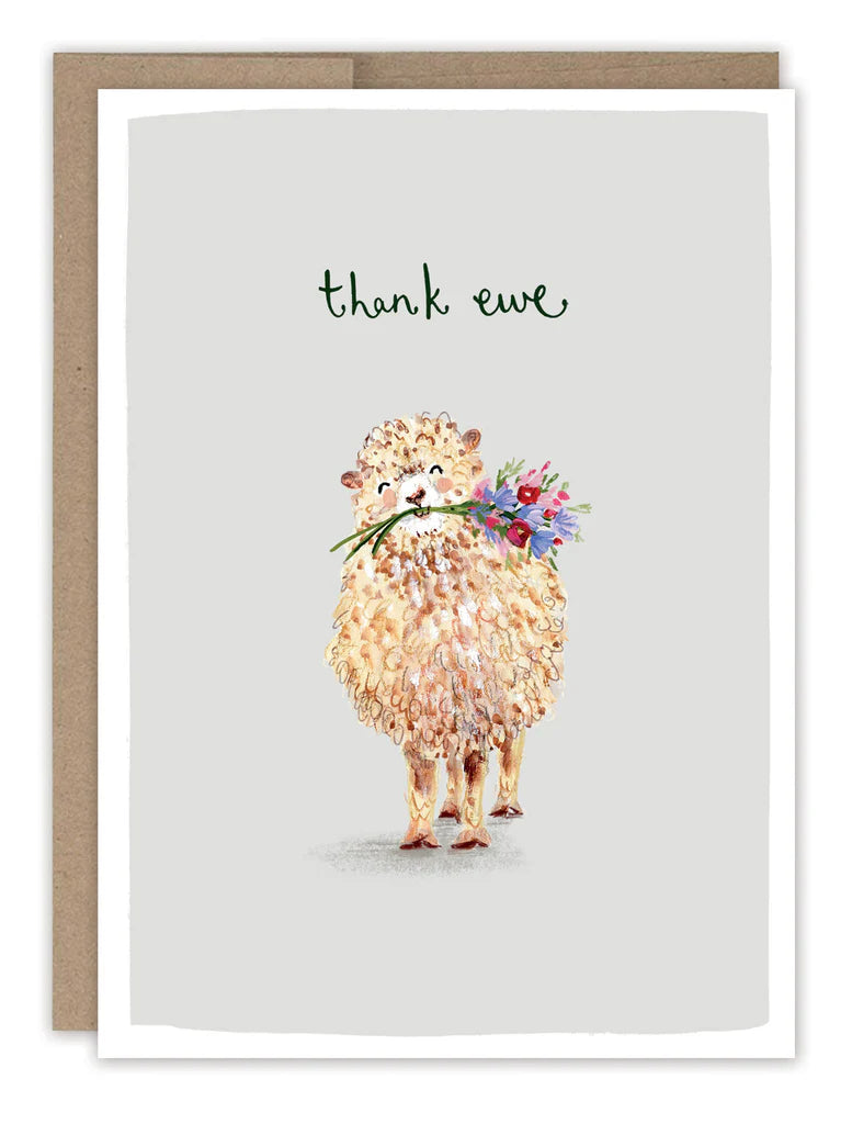 Thank Ewe Thank You Card