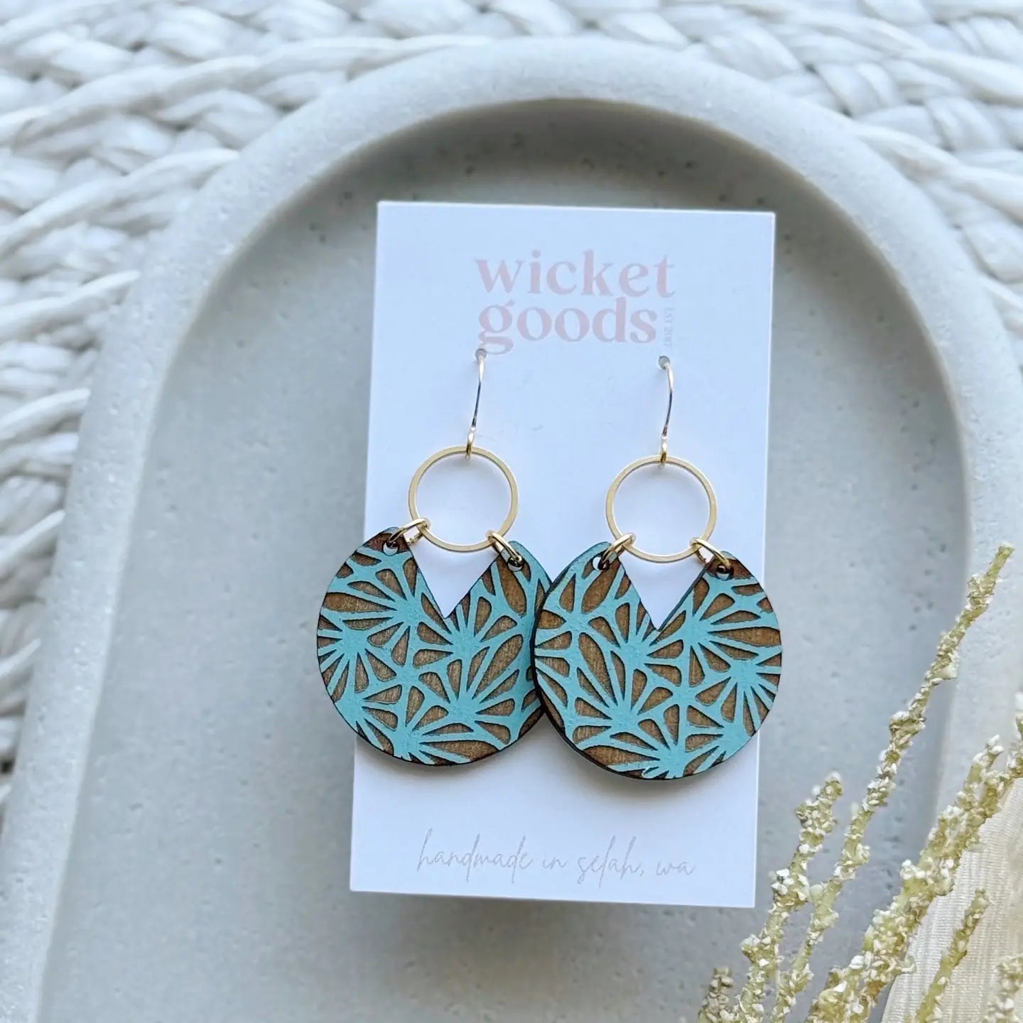 Kleya - Lake Earrings