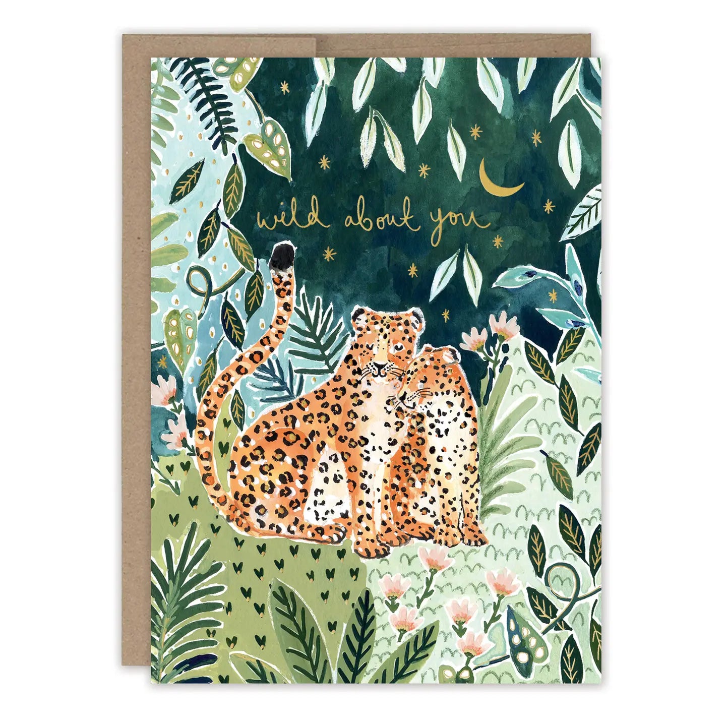 Leopard Couple Card