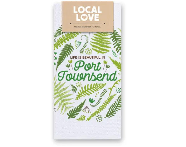 Port Townsend Fern Tea Towel