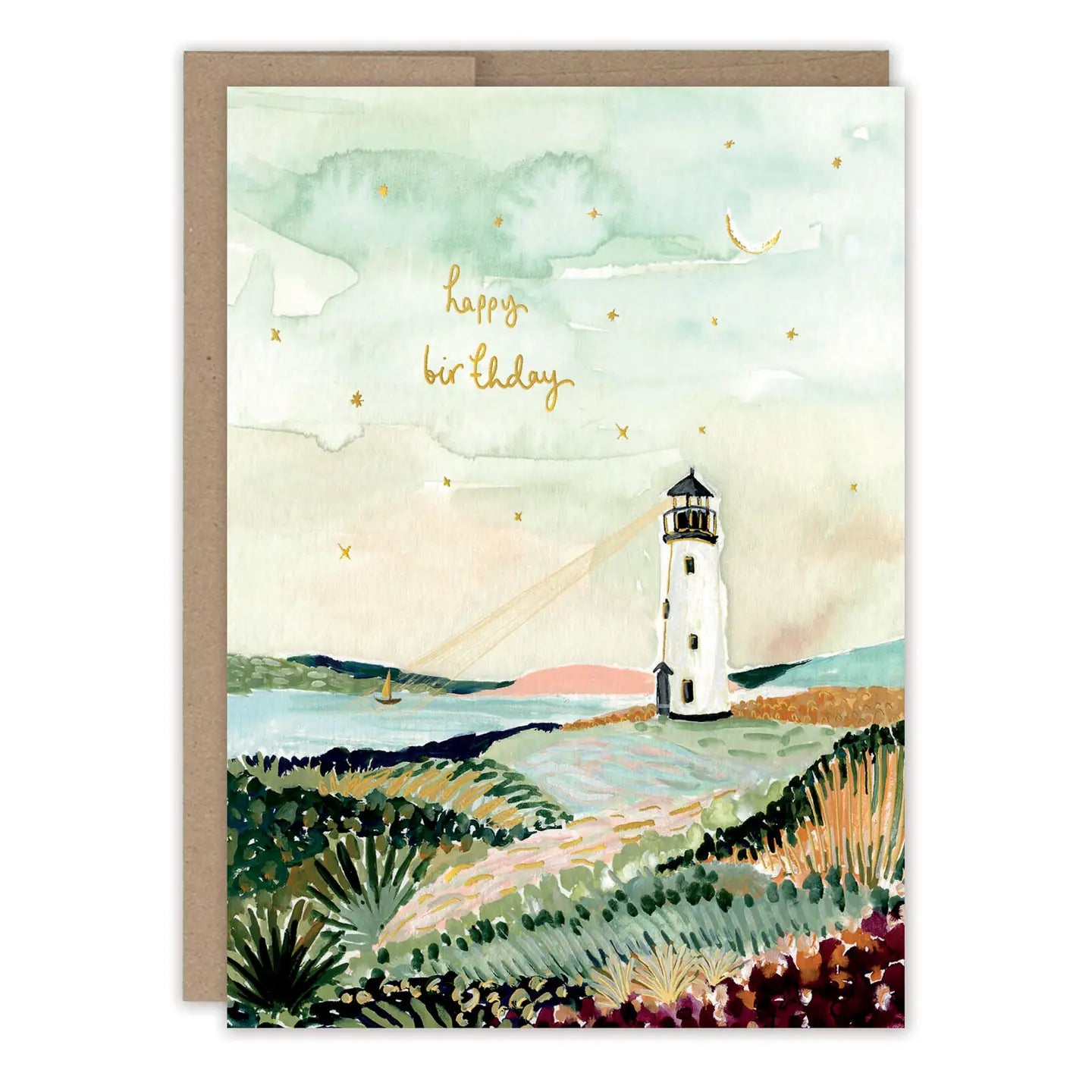 Lighthouse Birthday Card