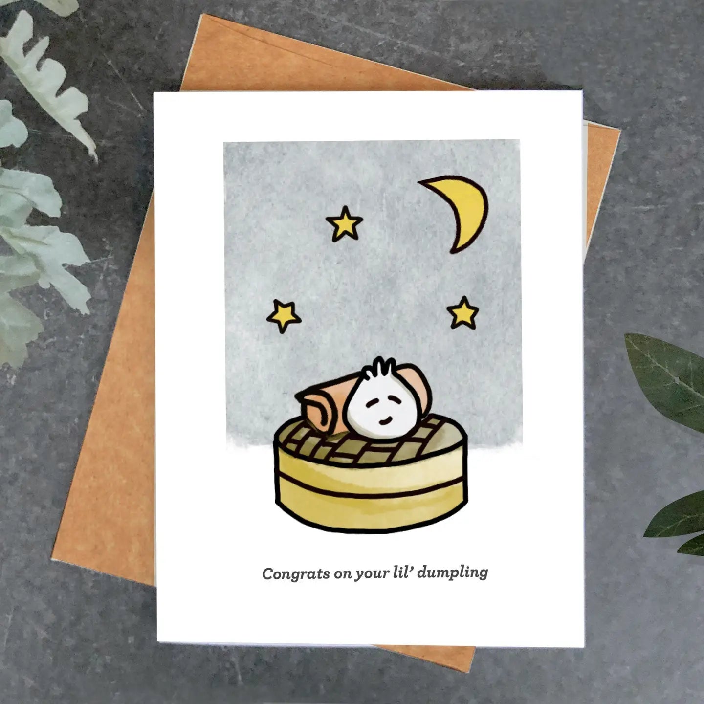 Lil' Dumpling Baby Card