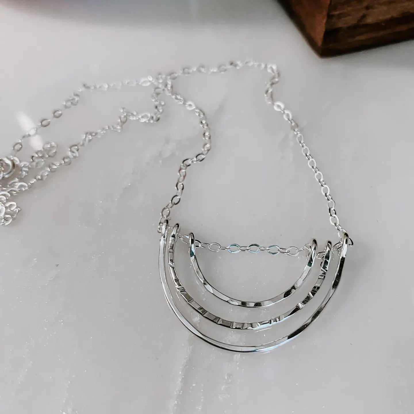 Little Rainbow Necklace Sterling Silver