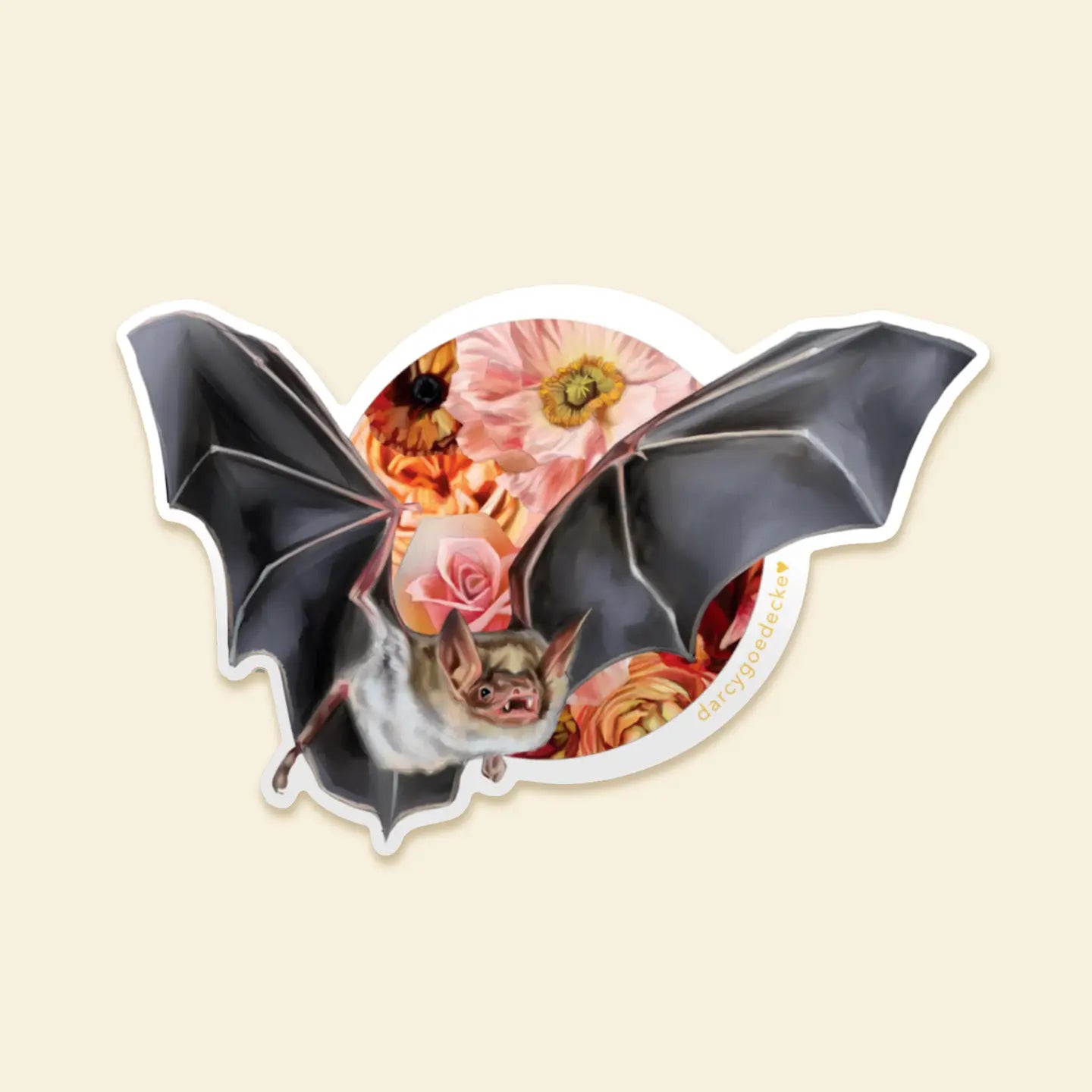 Luna Bat Sticker