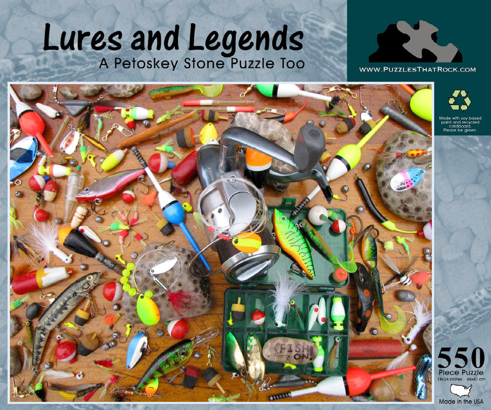 Lures and Legends (550 Piece Puzzle)