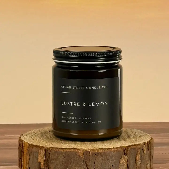 7.2 oz Lustre & Lemon Soy Wax Candle