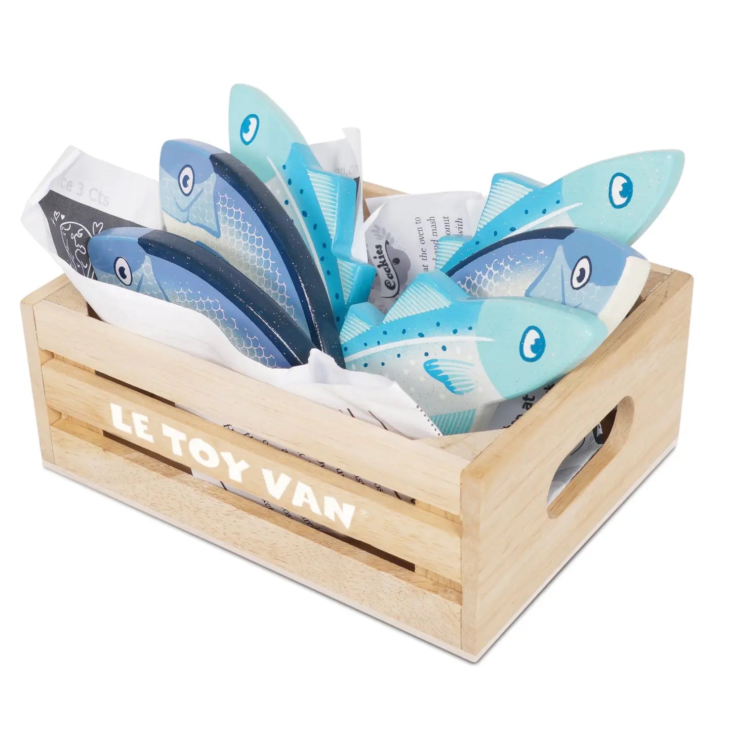 Market Fish Wooden Play Market Crate