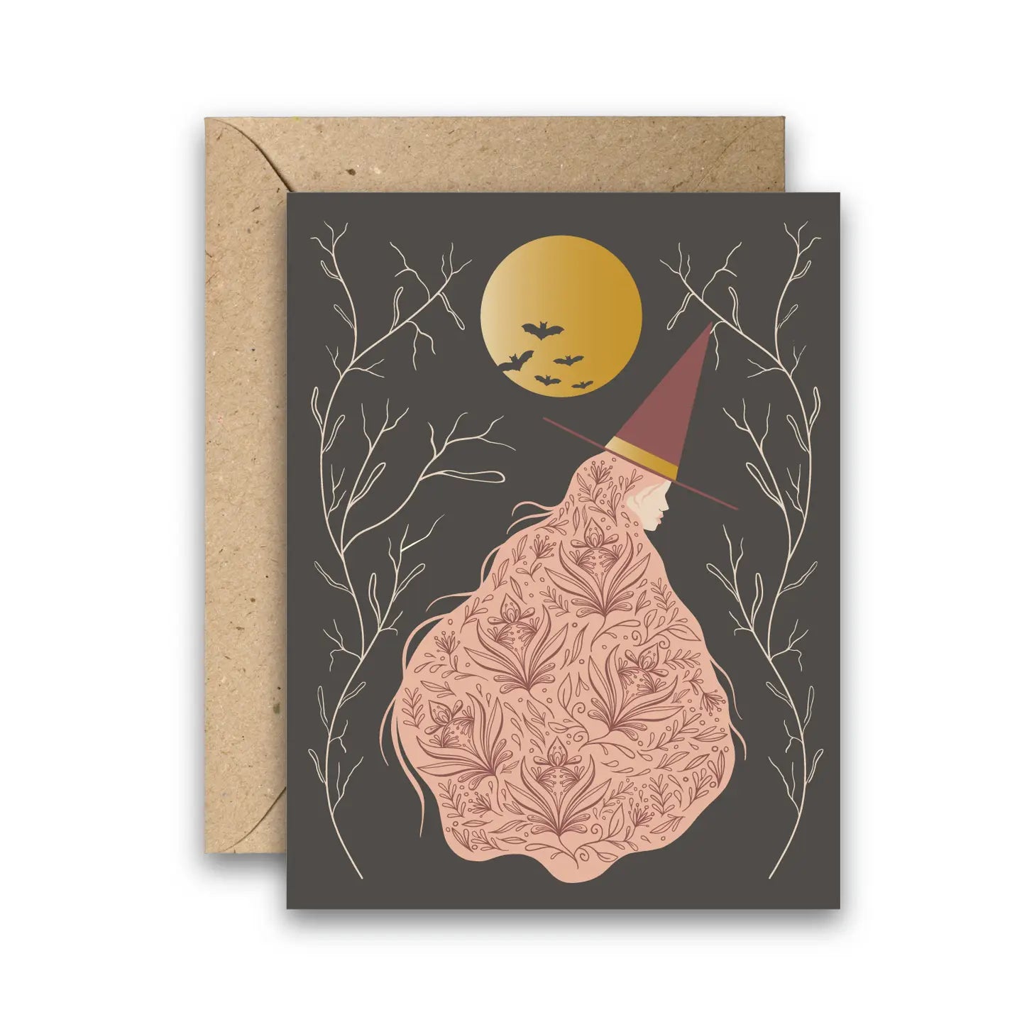 Midnight Witch Greeting Card