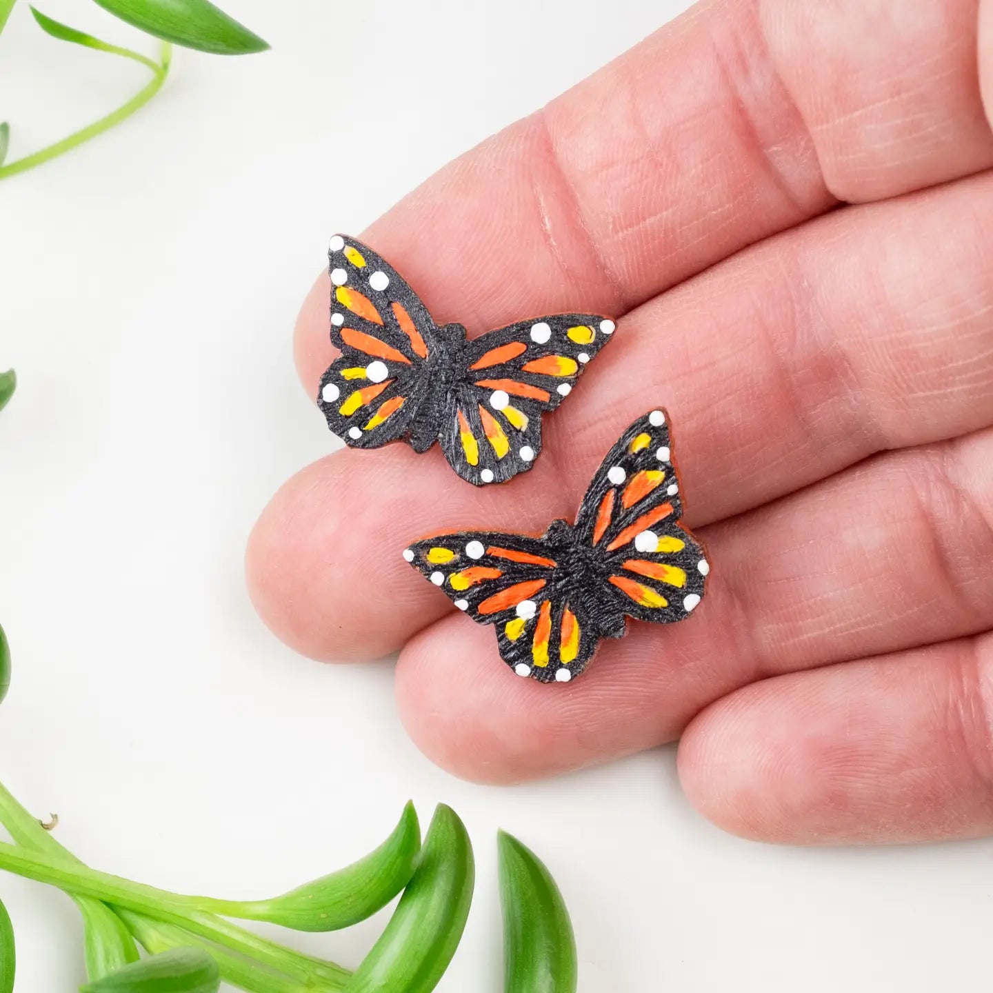 Butterfly Earrings - Monarch Small