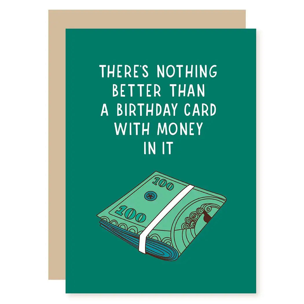 Money in It Birthday Card