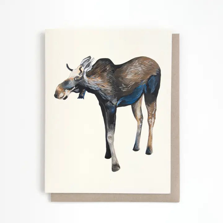 Moose Greeting Card