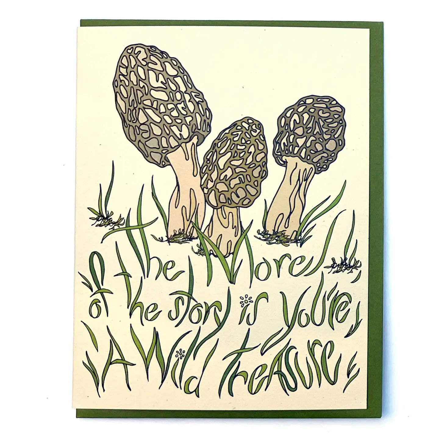 Morel Mushroom Card