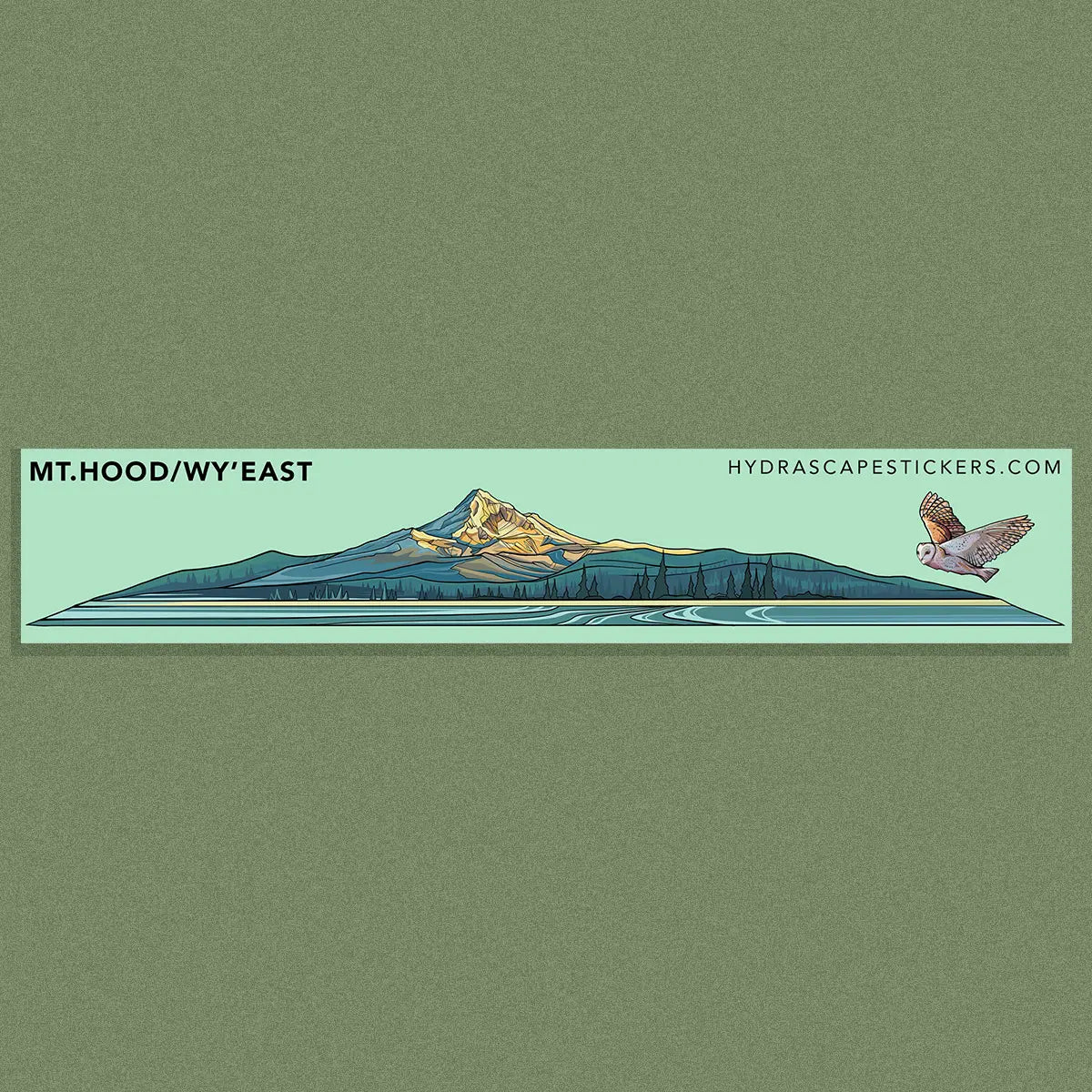 Mt. Hood Miniscape Sticker