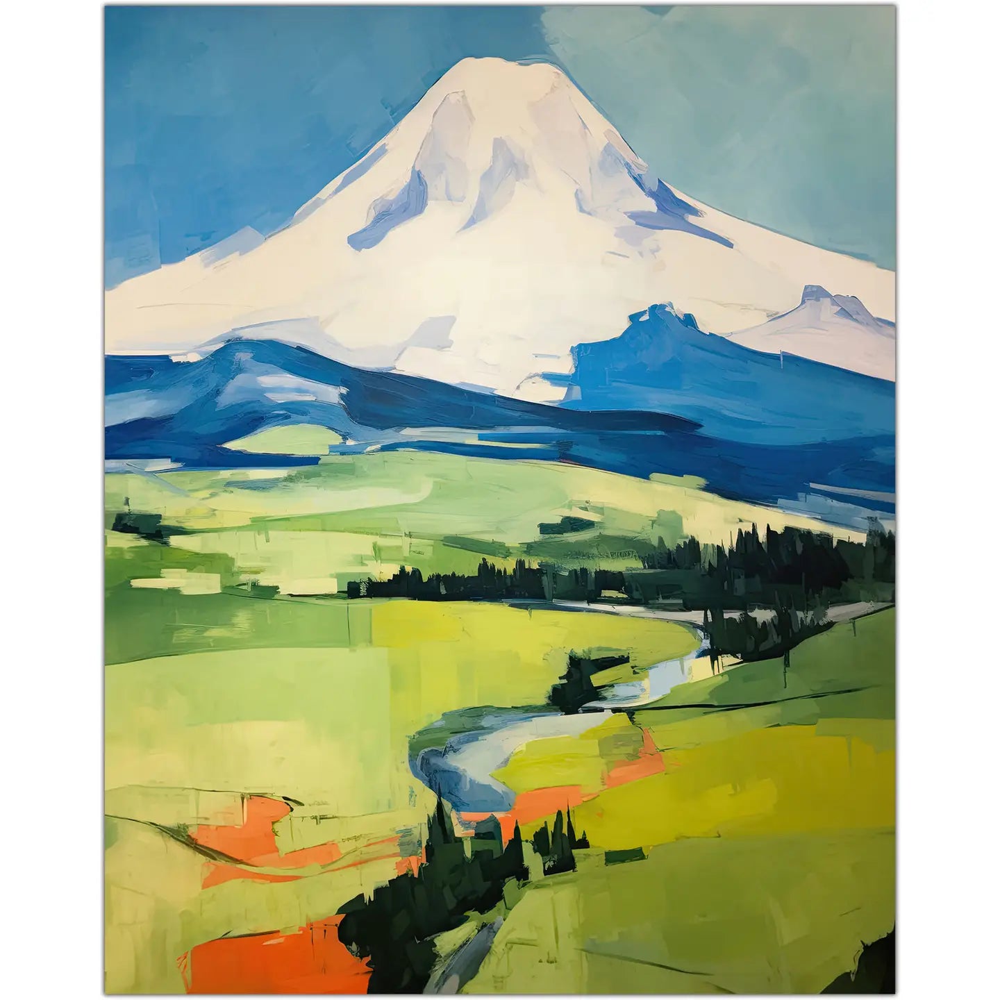 Mount Hood Art Print