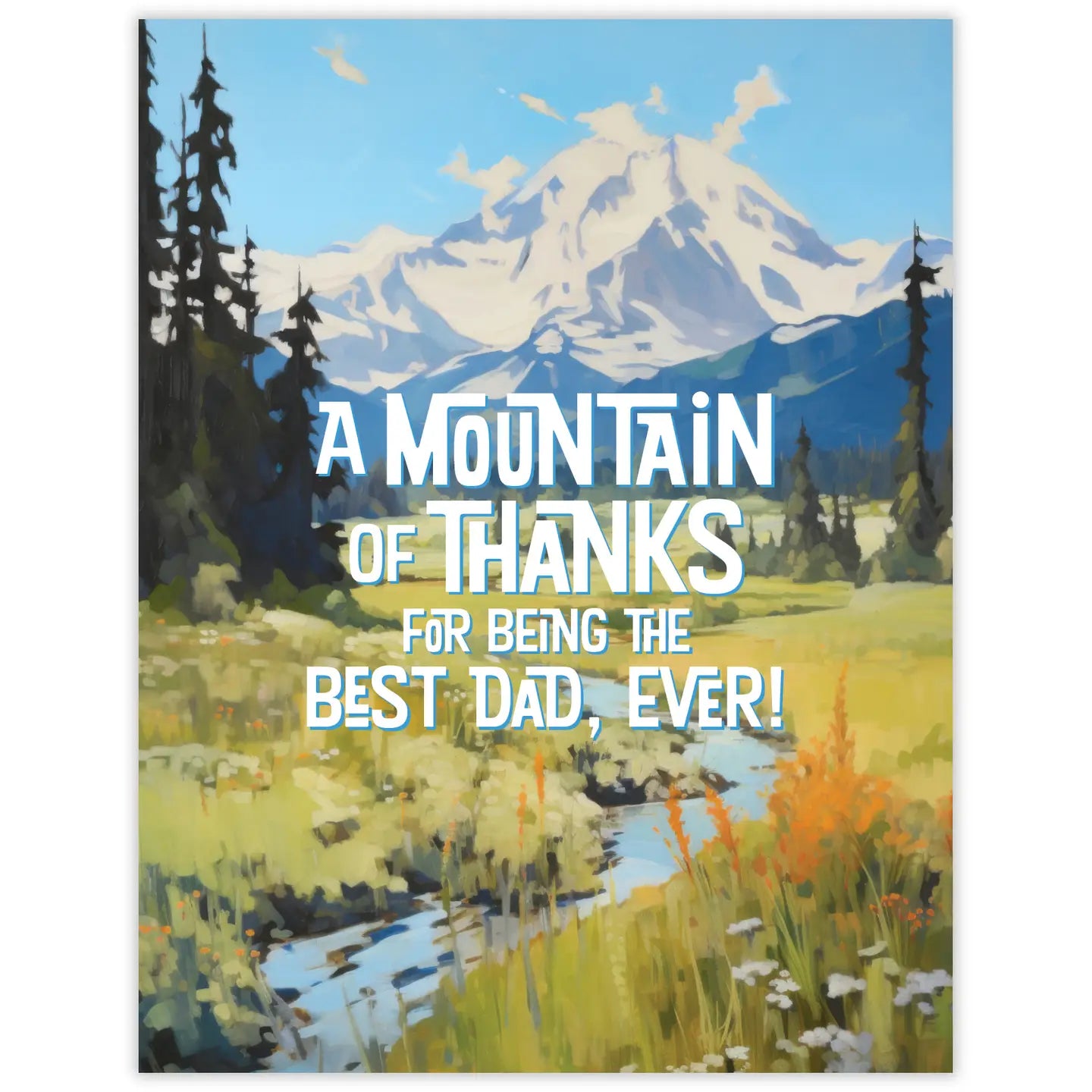 Mountain Dad Card
