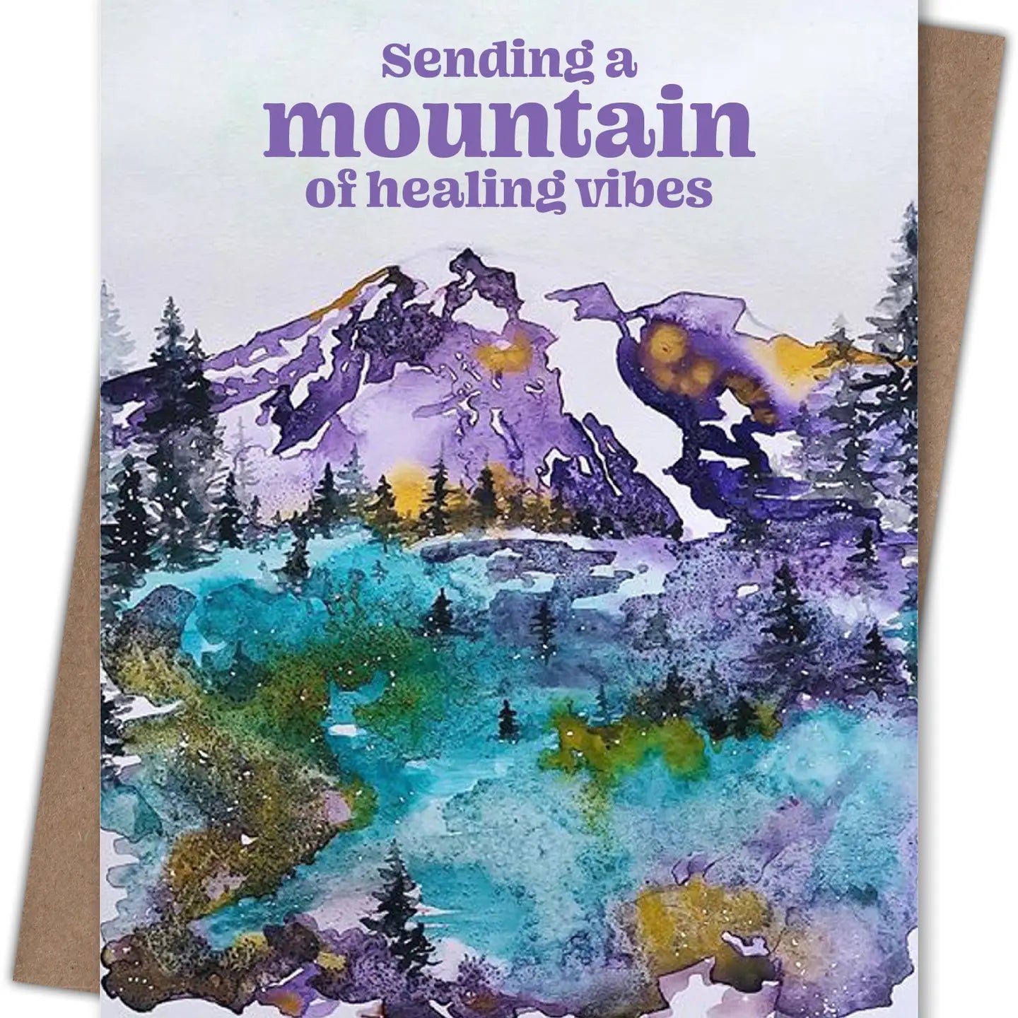 Mountain of Healing Vibes Card