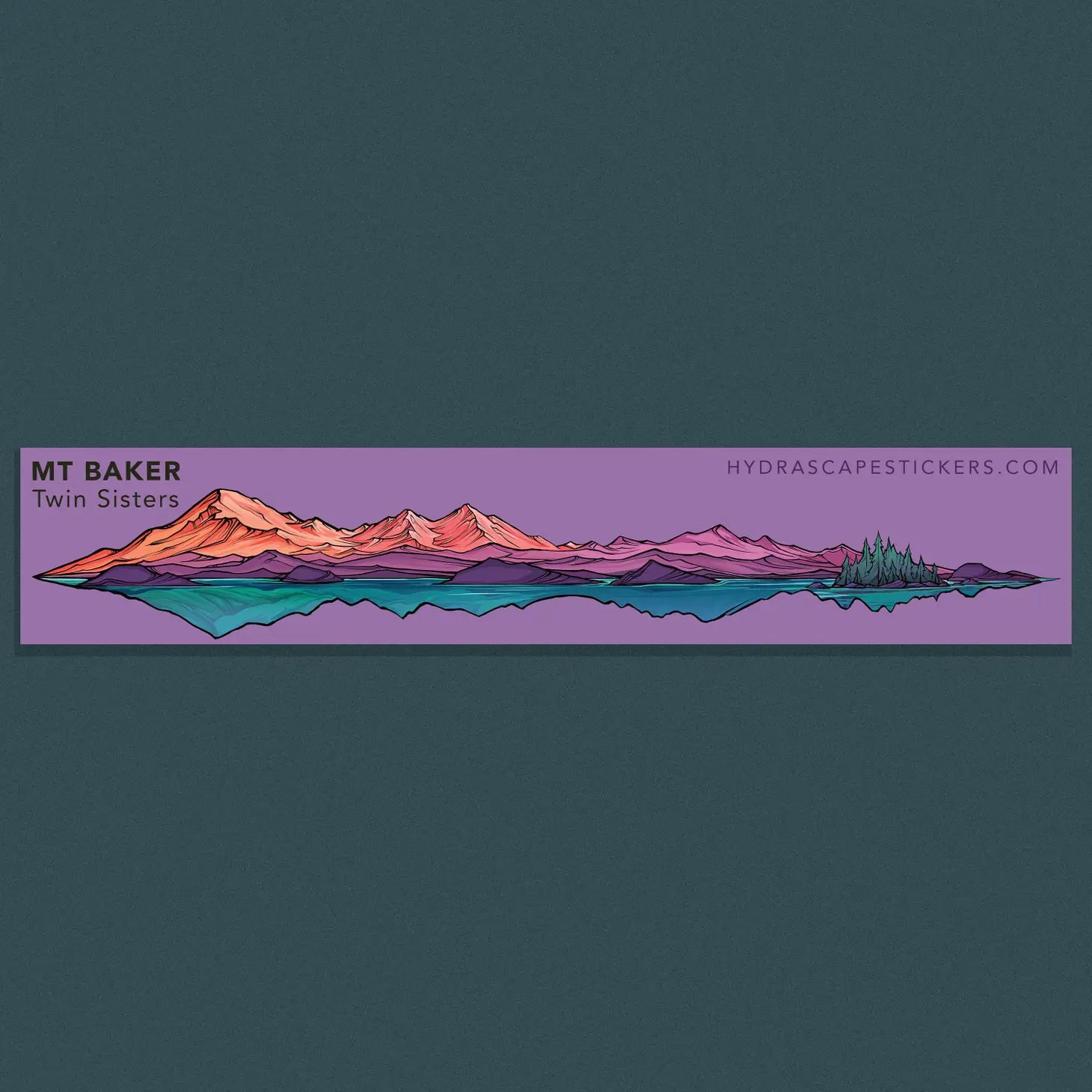 Mt. Baker Twin Sisters Sticker
