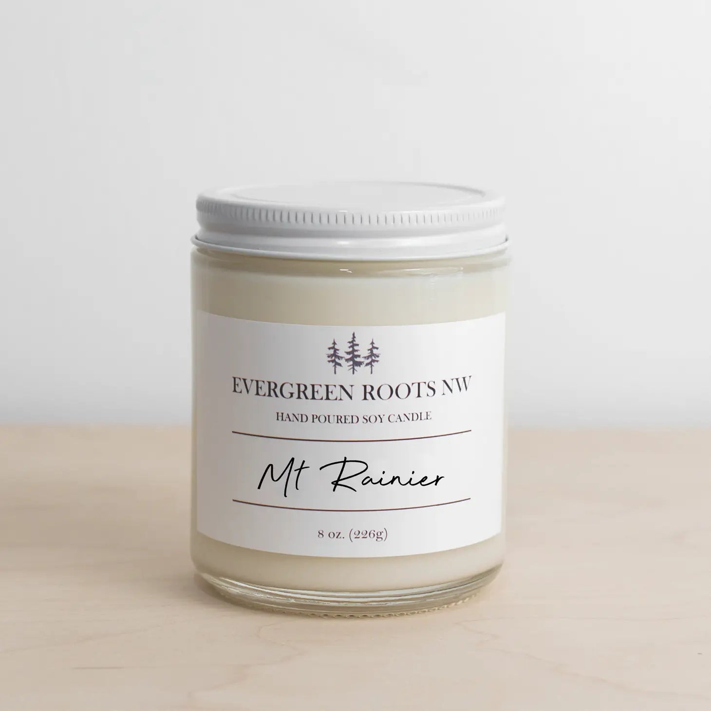 Mt Rainier Soy Candle