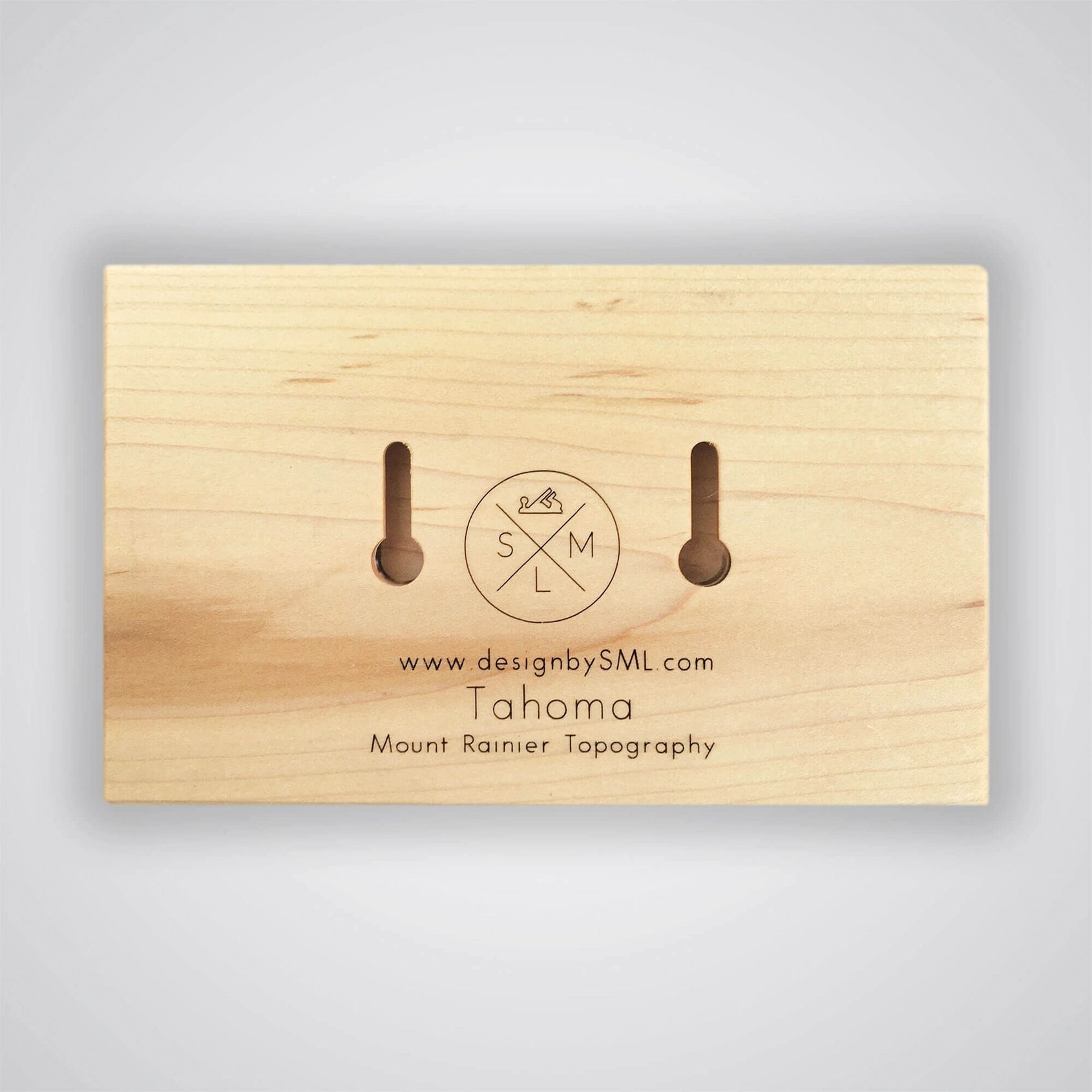 Mt Baker Topography Bottle Opener