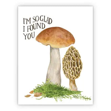 Mushroom Love Card- Foraging Valentine's Card