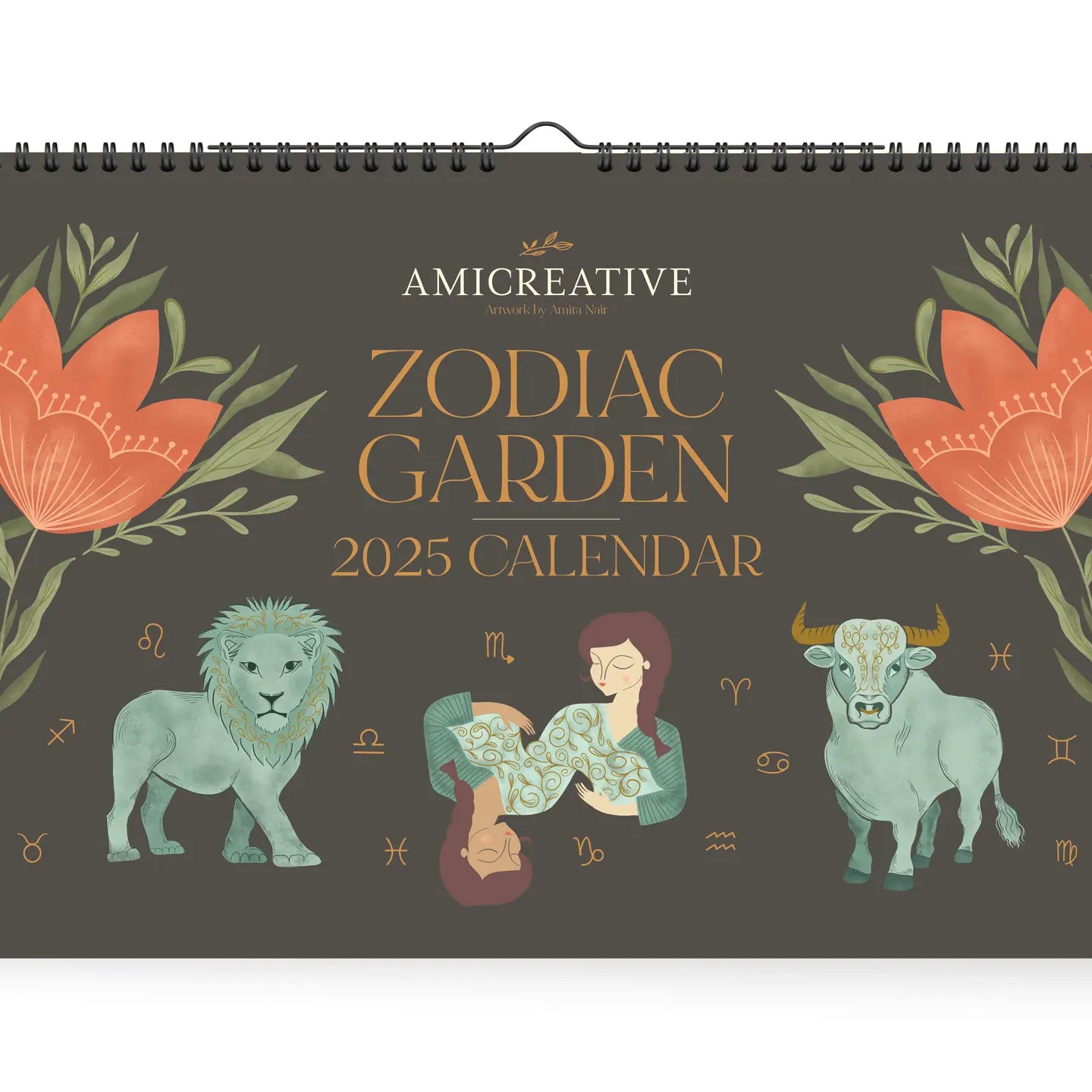 Mystical Zodiac Wall Calendar 2025