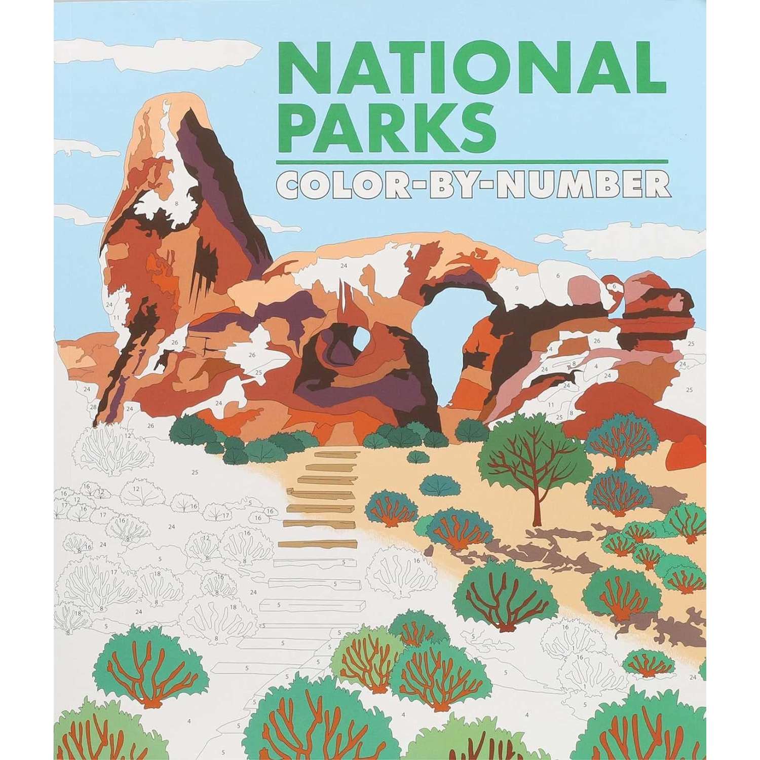 National Parks Poster Color By Number