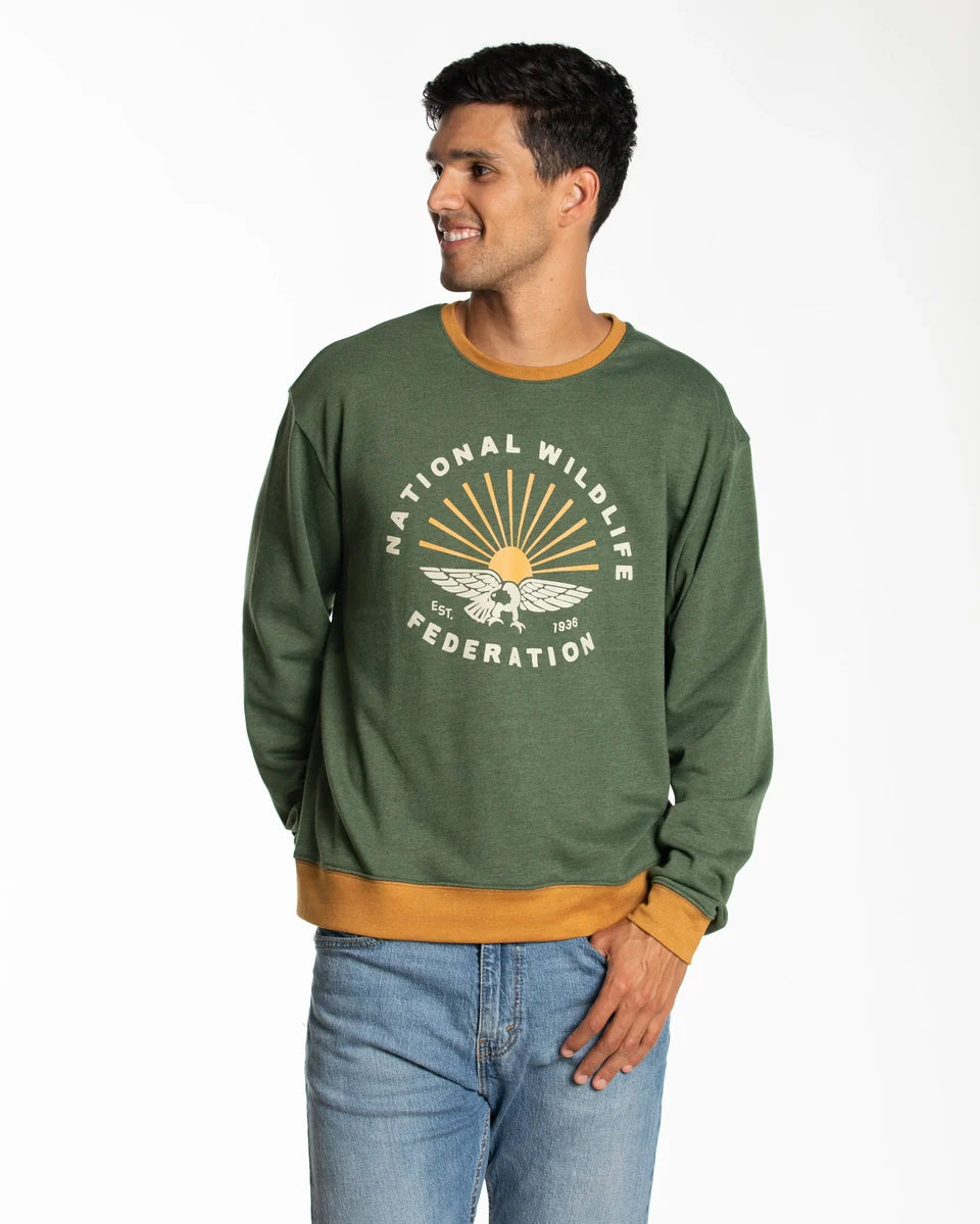 National Wildlife Federation Crewneck Sweatshirt Hemlock