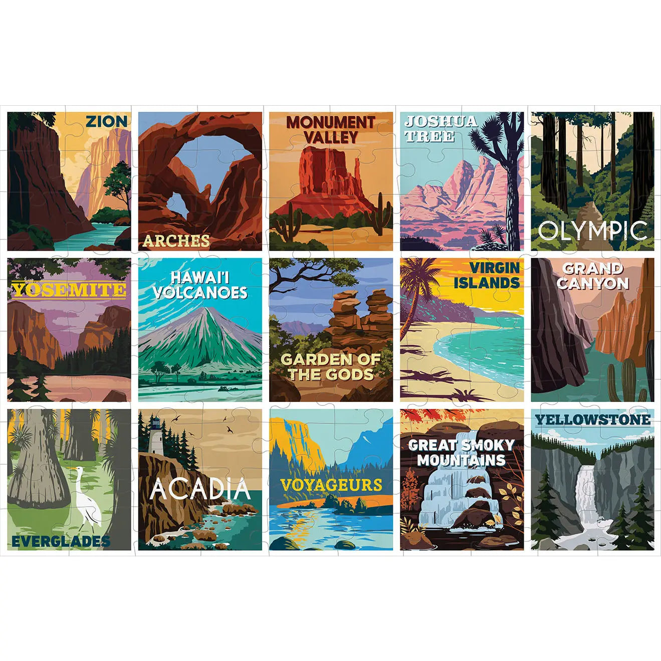 National Parks 100 Piece Adult Puzzle