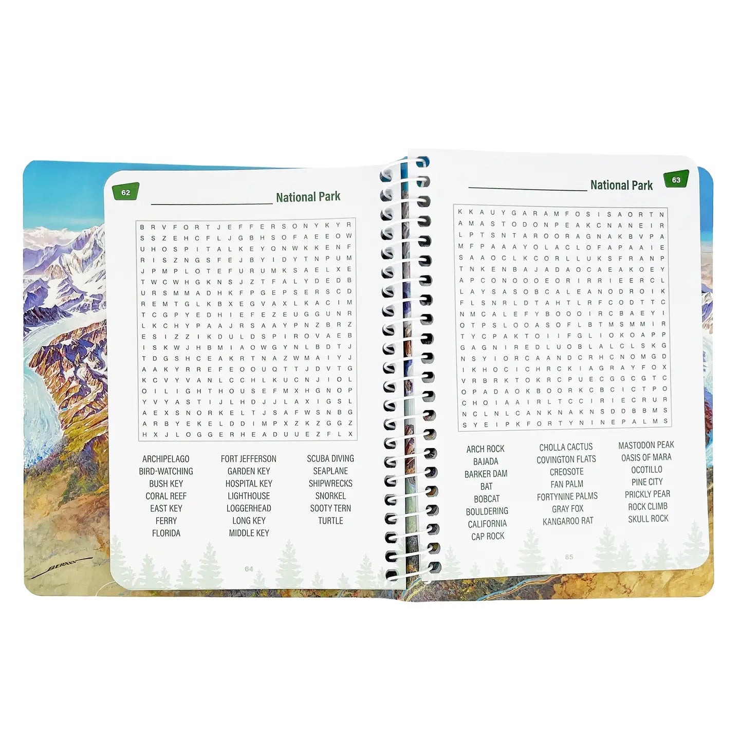 National Parks Word Search